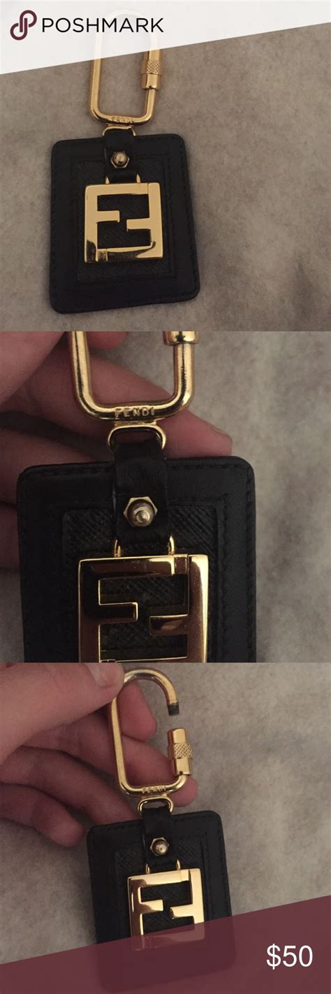 fendi keychain|fendi luggage keyring.